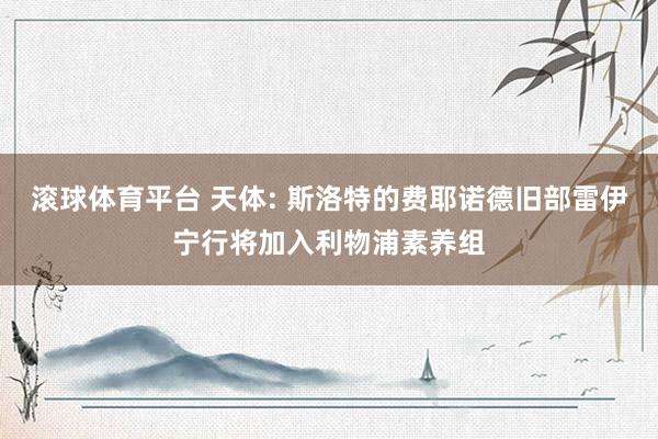 滚球体育平台 天体: 斯洛特的费耶诺德旧部雷伊宁行将加入利物浦素养组