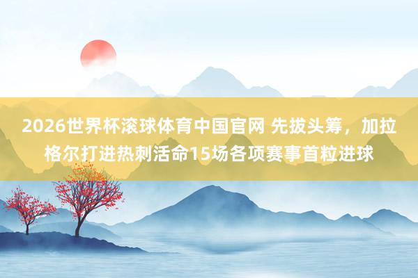 2026世界杯滚球体育中国官网 先拔头筹,加拉格尔打进热刺活命15场各项赛事首粒进球